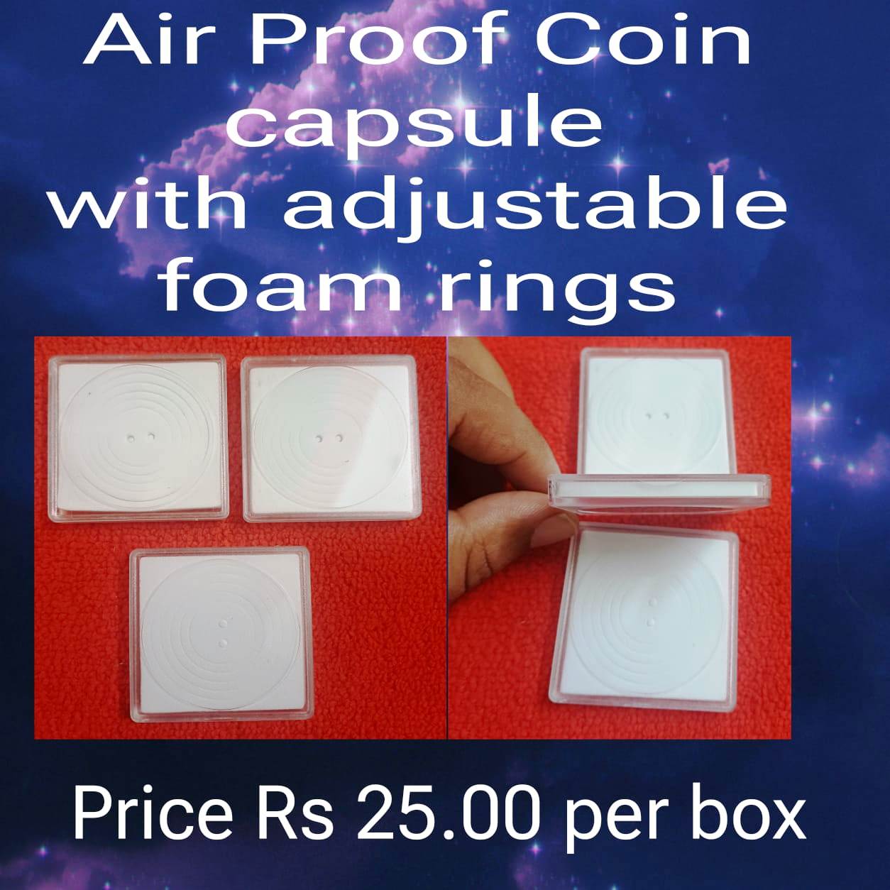 air proof coin capsule