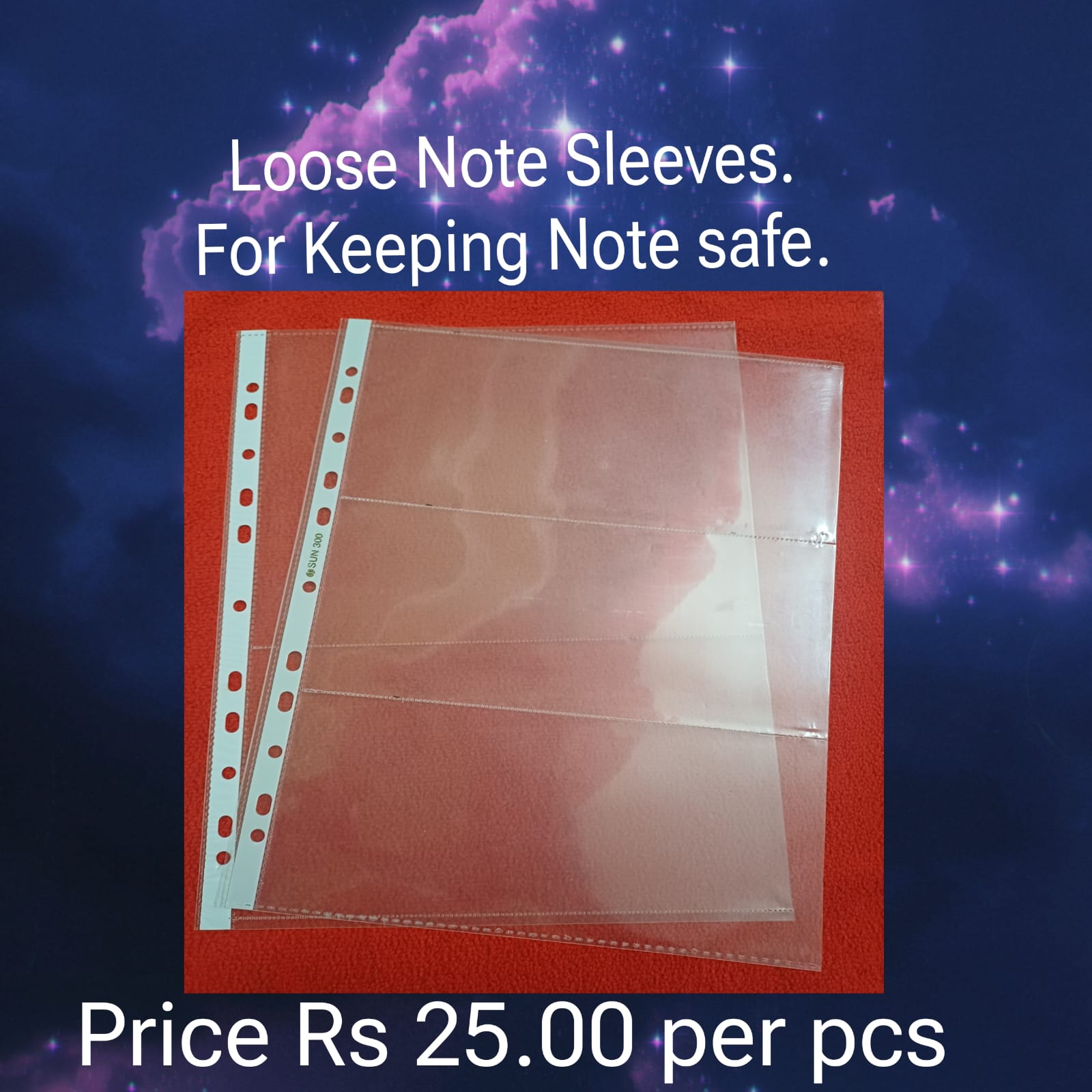loose note sleeves