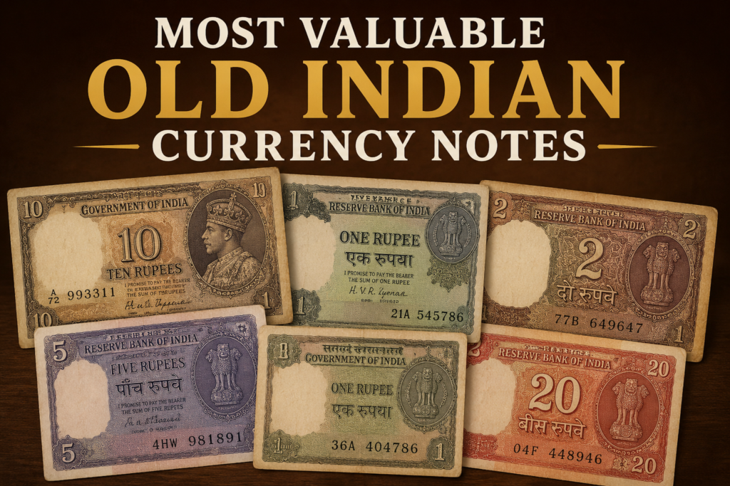 Most Valuable Old Indian Currency Notes Collection